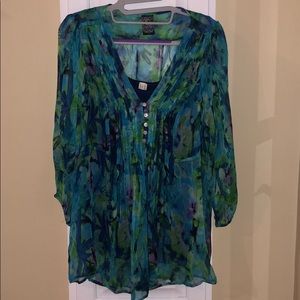 Colorful light blouse